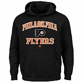 Men's Philadelphia Flyers Majestic Heart x26 Soul Hoodie - Black,baseball caps,new era cap wholesale,wholesale hats